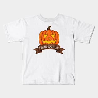 Jack-O-Lantern Halloween Kids T-Shirt